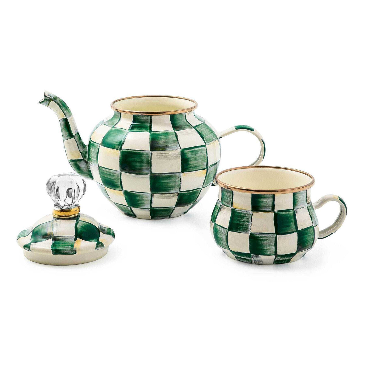Emerald Check High Tea by MacKenzie-Childs
