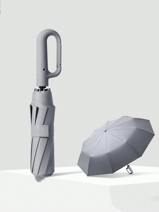 10-Bone Automatic Folding Sun Protection Umbrella