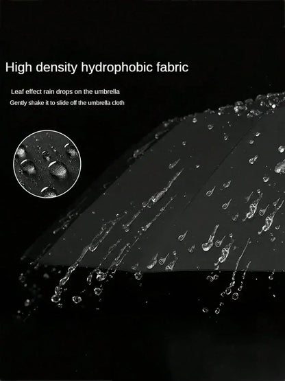 10-Bone Automatic Folding Sun Protection Umbrella