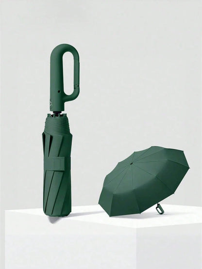 10-Bone Automatic Folding Sun Protection Umbrella