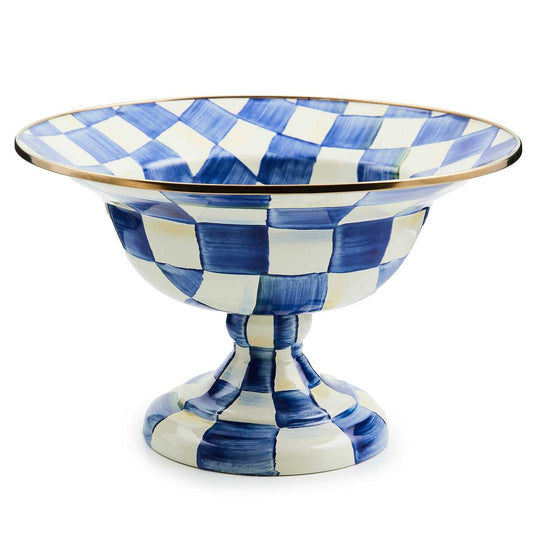 Beautiful Royal Check Large Compote