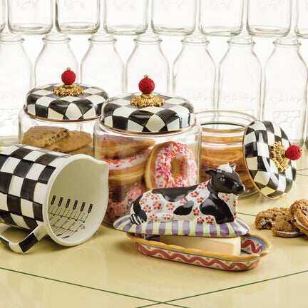 Courtly Check Kitchen Canisters