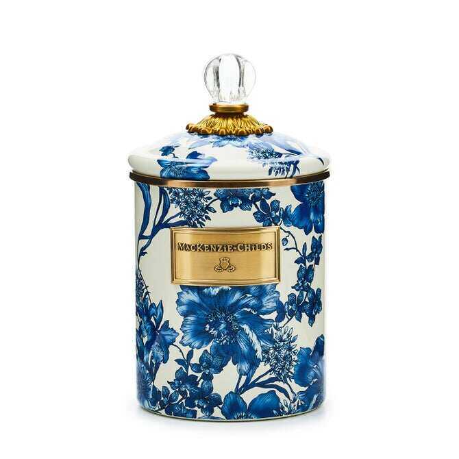 Royal English Garden Enamel Canisters