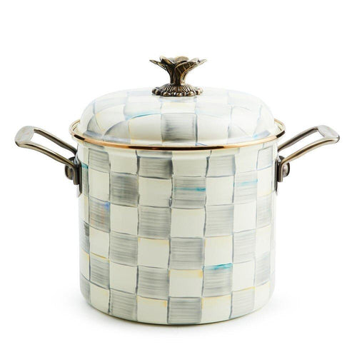 Mackenzie-Childs Sterling Check Stockpot