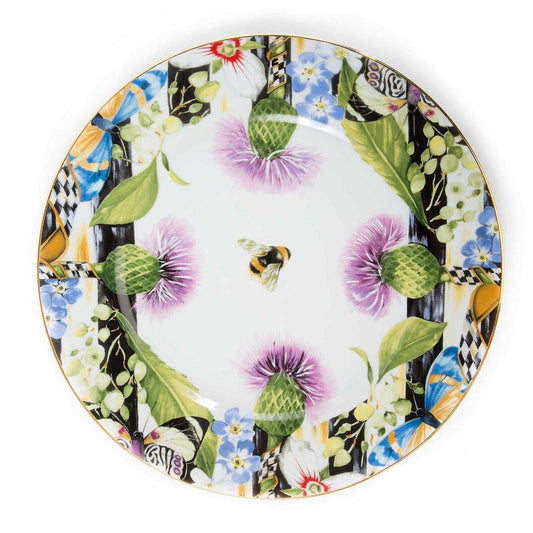 Thistle & Bee Charger by Mackenzie-Childs