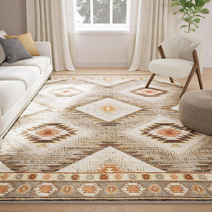 Vintage Moroccan long rug, washable