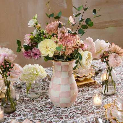 Enamel Tall Vase