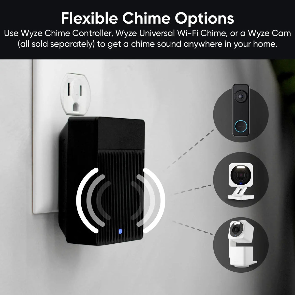 Wyze Battery Video Doorbell – Wireless 1536p HD Camera with 2-Way Talk & Color Night Vision