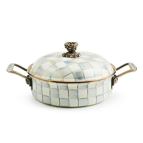 MacKenzie-Childs Sterling Check Cookware 3 Qt. Casserole