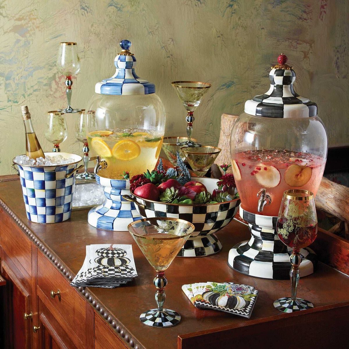 Courtly Check Everything Bowl Large by Mackenzie Childs