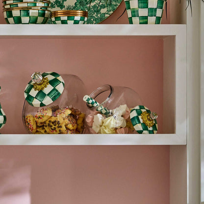 MacKenzie-Childs Emerald Check Small Scoop