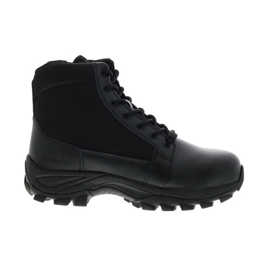 Bates Fuse Mid Side Zip Steel Toe E06505 Mens Black Leather Tactical Boots
