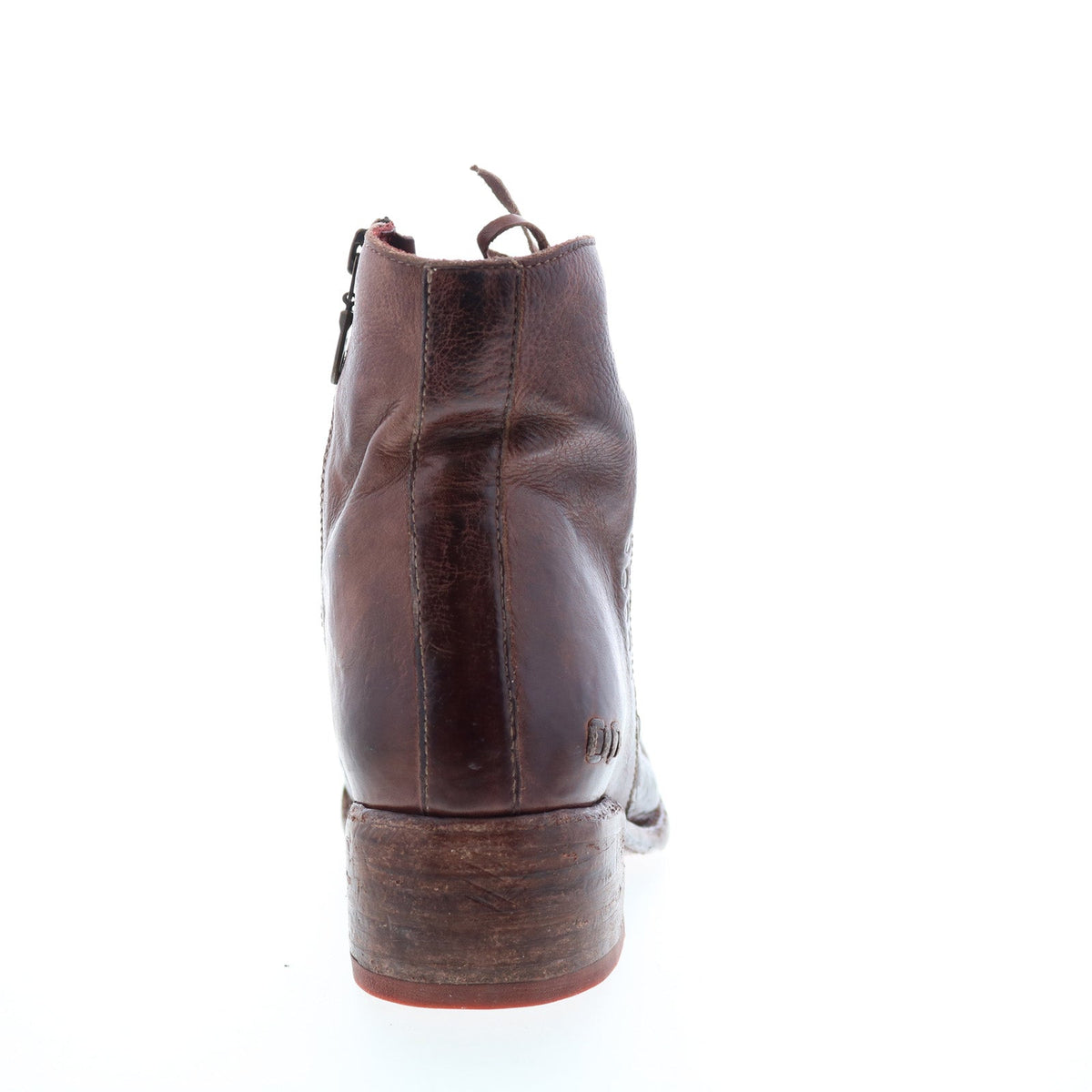 Bed Stu Aldina F328016 Womens Brown Leather Zipper Casual Dress Boots