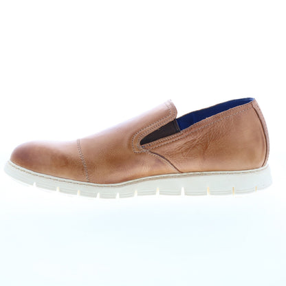 Bed Stu Kastor F423005 Mens Brown Leather Loafers & Slip Ons Casual Shoes